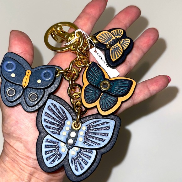 NWT Coach Butterfly Cluster Charm - Picture 1 of 7